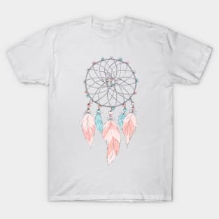 Dreamcatcher boho style. Hand drawing. T-Shirt